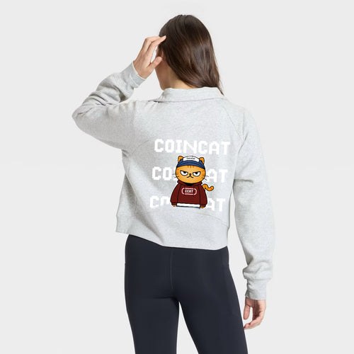 CCAT CLUB® 1/2 Zip Pullover Sweatshirt