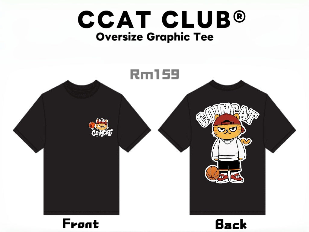 CCAT CLUB® COINCAT Graphic-Tee